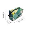 TropicalLife NIXUX Cosmetic Bag for Women Jungle Big-Mouthed Bird Make up Bag Travel Waterproof Toiletry Bag Zipper Portable Small Pencil Brushes Bag with Handle Strap view 2
