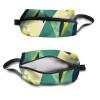 TropicalLife NIXUX Cosmetic Bag for Women Jungle Big-Mouthed Bird Make up Bag Travel Waterproof Toiletry Bag Zipper Portable Small Pencil Brushes Bag with Handle Strap view 3