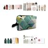 TropicalLife NIXUX Cosmetic Bag for Women Jungle Big-Mouthed Bird Make up Bag Travel Waterproof Toiletry Bag Zipper Portable Small Pencil Brushes Bag with Handle Strap view 4