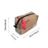 TropicalLife NIXUX Cosmetic Bag for Women Starfish On The Beach Make up Bag Travel Waterproof Toiletry Bag Zipper Portable Small Pencil Brushes Bag with Handle Strap view 2