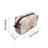 TropicalLife NIXUX Cosmetic Bag for Women Tower of London Make up Bag Travel Waterproof Toiletry Bag Zipper Portable Small Pencil Brushes Bag with Handle Strap view 2