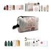 TropicalLife NIXUX Cosmetic Bag for Women Tower of London Make up Bag Travel Waterproof Toiletry Bag Zipper Portable Small Pencil Brushes Bag with Handle Strap view 4