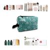 TropicalLife NIXUX Cosmetic Bag for Women Color Music Note Make up Bag Travel Waterproof Toiletry Bag Zipper Portable Small Pencil Brushes Bag with Handle Strap view 4