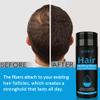 ELAIMEI Black Hair Fibers for Thinning Hair, Natural Formula, Unscented Powder, Black, Unisex Adult, Men & Women view 4