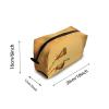 TropicalLife NIXUX Cosmetic Bag for Women Lotus and Dragonflies Make up Bag Travel Waterproof Toiletry Bag Zipper Portable Small Pencil Brushes Bag with Handle Strap view 2