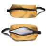 TropicalLife NIXUX Cosmetic Bag for Women Lotus and Dragonflies Make up Bag Travel Waterproof Toiletry Bag Zipper Portable Small Pencil Brushes Bag with Handle Strap view 3