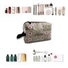 TropicalLife NIXUX Cosmetic Bag for Women New York Culture Make up Bag Travel Waterproof Toiletry Bag Zipper Portable Small Pencil Brushes Bag with Handle Strap view 4