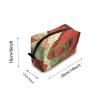 TropicalLife NIXUX Cosmetic Bag for Women Red Poppies And Butterflies Make up Bag Travel Waterproof Toiletry Bag Zipper Portable Small Pencil Brushes Bag with Handle Strap view 2