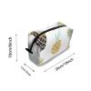TropicalLife NIXUX Cosmetic Bag for Women Variety of Pineapples Make up Bag Travel Waterproof Toiletry Bag Zipper Portable Small Pencil Brushes Bag with Handle Strap view 2