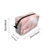 TropicalLife NIXUX Cosmetic Bag for Women Tokyo City Pattern Make up Bag Travel Waterproof Toiletry Bag Zipper Portable Small Pencil Brushes Bag with Handle Strap view 2