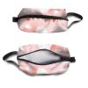 TropicalLife NIXUX Cosmetic Bag for Women Tokyo City Pattern Make up Bag Travel Waterproof Toiletry Bag Zipper Portable Small Pencil Brushes Bag with Handle Strap view 3