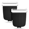 2 Pack Replacement Blade for Manscaped The Lawn Mower Electric Groin Hair Trimmer Blade, Hygienic Snap-In Replacement Blades Compatible with Manscaped Lawn Mower 4.0 3.0 2.0 Replaceable Blade, Black view 1