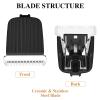 2 Pack Replacement Blade for Manscaped The Lawn Mower Electric Groin Hair Trimmer Blade, Hygienic Snap-In Replacement Blades Compatible with Manscaped Lawn Mower 4.0 3.0 2.0 Replaceable Blade, Black view 4