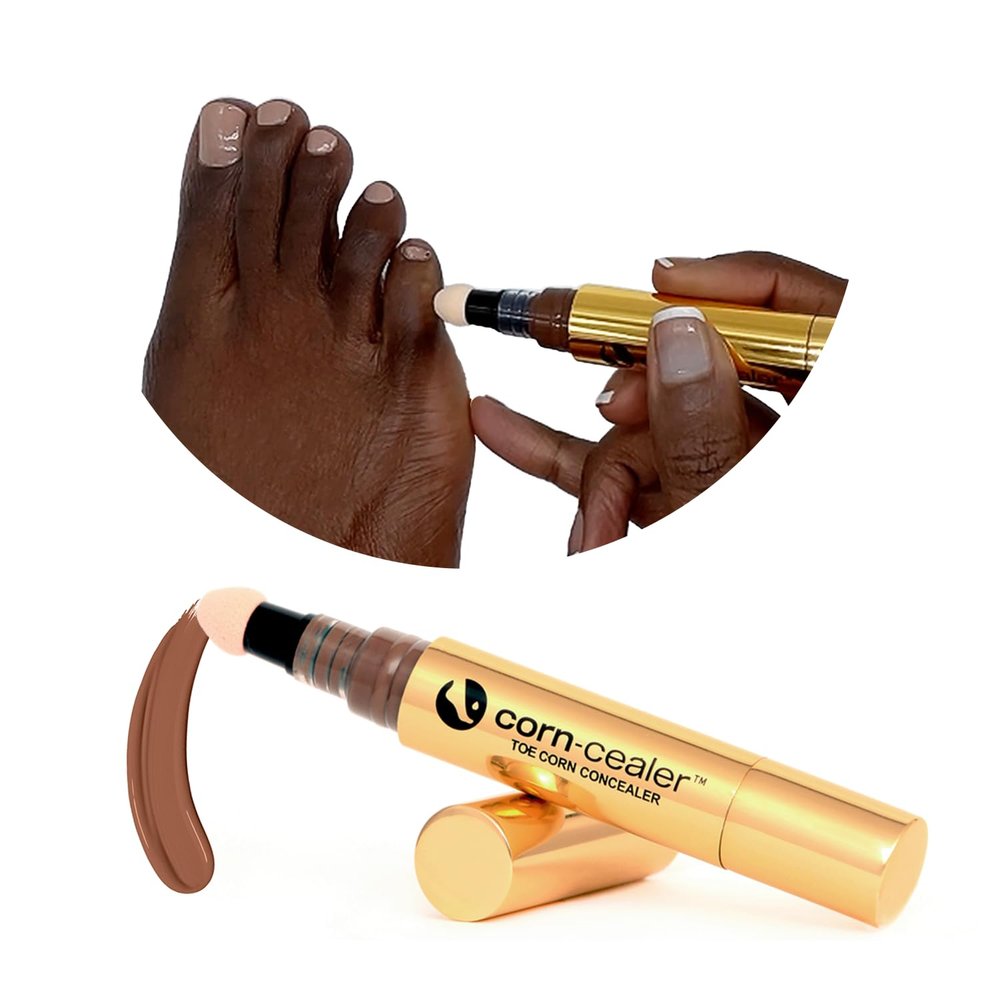 CORN-CEALER Is A Toe Corn Makeup That Instantly Covers Toe Corns | Waterproof | Foot Care | Body and Scar Blemishes | Tattoo Cover up | Holiday Gift for Her (NUTMEG)