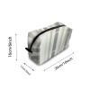 TropicalLife NIXUX Cosmetic Bag for Women Oriental Style Bamboo Forest Background Make up Bag Travel Waterproof Toiletry Bag Zipper Portable Small Pencil Brushes Bag with Handle Strap view 2