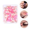 Beaupretty 50pcs Double Sided Eyeshadow Brushes Set Soft Latex Tips Plastic Sticks Makeup Tools for Eye Travel-friendly Daily Use view 2