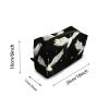 TropicalLife NIXUX Cosmetic Bag for Women Japanese Crane Make up Bag Travel Waterproof Toiletry Bag Zipper Portable Small Pencil Brushes Bag with Handle Strap view 2