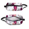 TropicalLife NIXUX Cosmetic Bag for Women Colorful Butterflies And Flowers Make up Bag Travel Waterproof Toiletry Bag Zipper Portable Small Pencil Brushes Bag with Handle Strap view 3