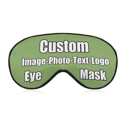 Custom Logo Eye Mask, Friendly Eye Mask Gift Print Your Picture Sleep Cover for Couples Lovers