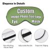 Custom Logo Eye Mask, Friendly Eye Mask Gift Print Your Picture Sleep Cover for Couples Lovers view 4