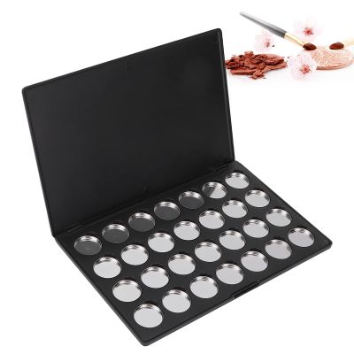 Empty Magnetic Palette, Empty Magnetic Eyeshadow Palette Portable DIY with Round Metal Pan for Blusher Eyeshadow 26mm
