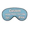 Custom Sleep Eye Mask Friendly Eye Mask Gift Print Any of Your Designs Sleep Cover for Couples Lovers Sky Blue view 1