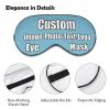 Custom Sleep Eye Mask Friendly Eye Mask Gift Print Any of Your Designs Sleep Cover for Couples Lovers Sky Blue view 4
