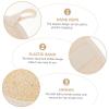 EXCEART 2pcs Natural Loofah Bath Towels Exfoliating Scrubber for Deep Cleansing for Body Care and Edging Essential Bathroom Product for Family Use view 3