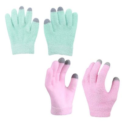 Beaupretty 2pairs Moisturizing Hand Exfoliating Gels of Touchscreen Spa Gloves for Hydration and Comfort for Dry Skin Care at