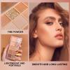 Erinde 10 Colors Eyeshadow Palette Makeup - Matte Shimmer Glitter Gold Brown Eye Shadow Korean Makeup, Ultra-Blendable, High Pigmented, Natural-Looking, Neutral Eyeshadow Palette with Brush, Sunset view 3