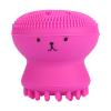 Tiiyee Silicone Facial Cleansing Brush, Jellyfish Exfoliating Brush Face Exfoliator Scrubber Handheld Massaging Cute Small Octopus Shape Cleanser Skin Massage Baby Shampoo for Men Women view 1