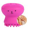 Tiiyee Silicone Facial Cleansing Brush, Jellyfish Exfoliating Brush Face Exfoliator Scrubber Handheld Massaging Cute Small Octopus Shape Cleanser Skin Massage Baby Shampoo for Men Women view 3