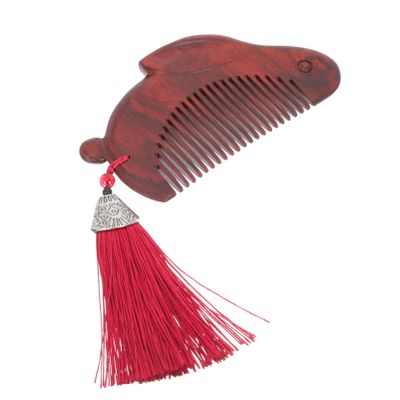Beaupretty Exquisite Craft Comb Wooden Hairdressing Comb Natural Appearance for Family