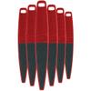 ForPro Professional Collection Red Panda Foot File, 60/100 Grit, Double-Sided Pedicure File for Feet and Heels, 10.5 L (Pack of 6) view 1