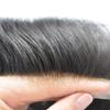 Mens Toupee Hairpieces French Lace Front Human Hair Replacement System Thin Skin PU Swiss Lace Toupee Gray Black Brown Ash Blonde Men Hair Piece Natural Hairline Wigs for Men SINGA HAIR (6''x8'130%Medium Density, 1B60# Natural Black With 60% Gray) view 3