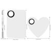 4 in 2 Set Makeup Mixing Palettes, 2 Pcs Stainless Steel Nail Art Palette with 2 Makeup Spatula for Foundation Makeup Tools Eyeshadow Nail Art view 2