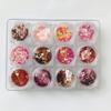 12 Colors Box/Set - Valentine's Day Mixes Series Glitter - Festival Rave Beauty Makeup Face Body Nail Art Tumbler Holiday Decoration VA-Mixes view 1