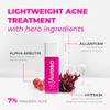 Creamy Skincare Mandelic Gel 7%  Exfoliating & Blemish Control Face Gel with Mandelic Acid, Alpha-Arbutin, Allantoin & Hypskin  Gentle Formula 1 fl oz/30mL view 3