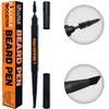 Beard Pen Filler for Men - Barber Styling Grooming Pencil - Waterproof Proof, Sweat Proof, Long Lasting Solution with Natural Finish - Cover Beard and Scalp Patches in Seconds - Light Brown 1 Pack view 1