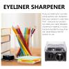 FOMIYES 8pcs Cosmetics Infallible Eye Makeup Pencil Sharpener Eyeliner Sharpener Makeup Cosmetic Pencil Sharpener Sharpener with Lid for Women Black view 4