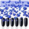 3792 Pcs Sapphire Crystal Flatback Rhinestones Set for Nail, Art, Crafts, Makeup, Tumblers Glitter Round with Tweezers and Picking Pen(SS6~SS20) view 2