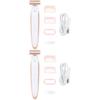 FOMIYES 2sets Electric Shaver for Women Painless Hair Trimmer for Body Face and Bikini -Friendly Electric Smooth Skin Remover Convenient Personal Grooming Tool view 1