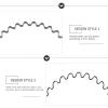 FOMIYES 8pcs Wavy Metal Hair Hoops for Unisex Multi-use Headbands for Shower Makeup Stretchable and Smooth for Parties Daily Wear and Special Occasions view 3