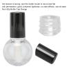 10Pcs 5ml Empty Refillable Lip Gloss Tubes, Plastic DIY Bottles for Eyelash Oil Mascara with Brush, Cute Bulb Shaped Lipstick Refill Containers for Home and Travel Use view 3