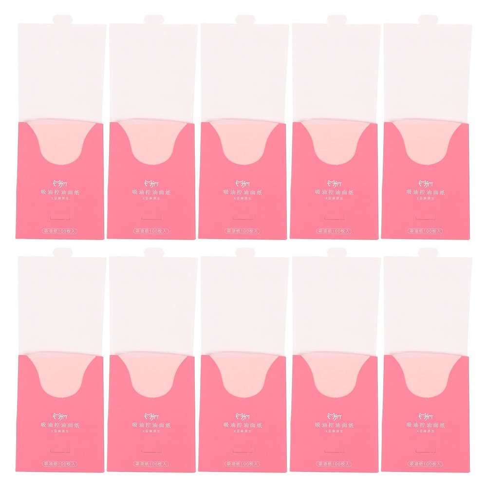 FOMIYES Facial Oil Absorbing Tissues Handy Blotting Paper for Oily and Unisex Design for Removal for Gym Office Go Use