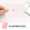 FOMIYES Facial Oil Absorbing Tissues Handy Blotting Paper for Oily and Unisex Design for Removal for Gym Office Go Use view 4