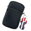 allydrew 10 Pack Chapstick Holder Keychain, Keyring for Lip Balm Lip Gloss Lipstick with 10 Pieces Metal Keyring Clasps, Patriotic Flag view 4