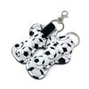 allydrew 10 Pack Chapstick Holder Keychain, Keyring for Lip Balm Lip Gloss Lipstick with 10 Pieces Metal Keyring Clasps, Soccer view 2