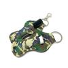 allydrew 10 Pack Chapstick Holder Keychain, Keyring for Lip Balm Lip Gloss Lipstick with 10 Pieces Metal Keyring Clasps, Camouflage view 2