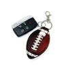 allydrew 10 Pack Chapstick Holder Keychain, Keyring for Lip Balm Lip Gloss Lipstick with 10 Pieces Metal Keyring Clasps, Football view 3